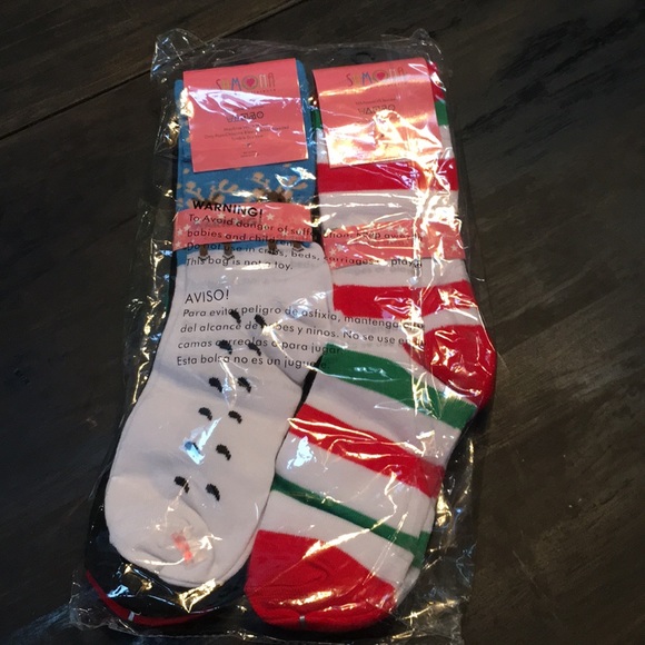 6 pack Ladies Christmas Crew Socks - Picture 2 of 5